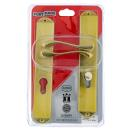 [M7I30] Didieri Brass Plated Euro Profile Handle Lock Set