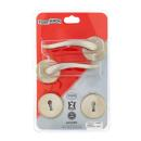 [M8H40] 1S Vanda Satin Nickel and Gold Bathroom Set