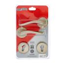 [M8H50] 1S Vanda Satin Nickel and Gold Bathroom Set