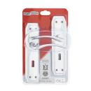 [M8K20] Allardi Style Door Lever Set - Chrome Plated - 3 Lever Set