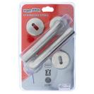 [M9A40] Rose Molly Door Lever Set - Stainless Steel - 2 Lever Set