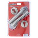 [M9A55] Rose Molly Door Handle - Stainless Steel - Euro Profile