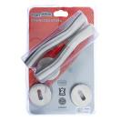 [M9D40] Rose Cobia Door Lever Set - Stainless Steel - 2 Lever Set