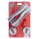 [M9D55] Rose Cobia Door Handle - Stainless Steel - Euro Profile