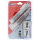 [M9E50] Rose Bream Door Lever Set - Stainless Steel - Euro Profile Lever Set