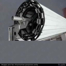 [JA2521RB] Door-Roll up with complete hardware set Rustic Bark