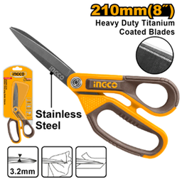 [HSCRS812108] Rubber grip long- blade scissors