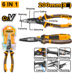 [HMFLNP28200] 6-in-1 Multi-function long nose pliers