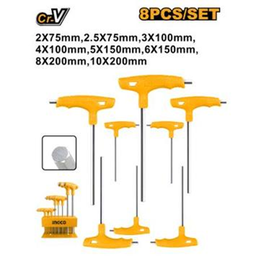 [HHKT80818] T-Handle Hex Wrench Set