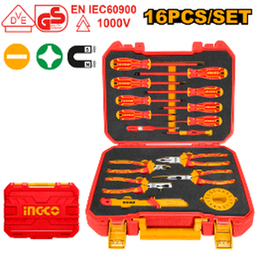 [HKITH1601] 16 Pieces insulated hand tools set