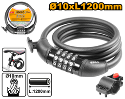 [DBK21012] 4 Digit Combination bicycle lock (with lock frame)