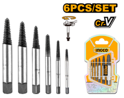 [ASE106] 6 Pieces screw extractor set