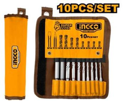[AKD2101] 10 Piece hammer drill bits and chisels set