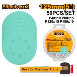 [AKRS125050] Sanding sheet for random orbital sander