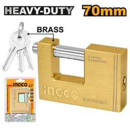 [DBBPL0702] Heavy Duty Brass Block Padlock