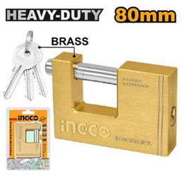 [DBBPL0802] Heavy Duty Brass Block Padlock