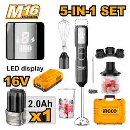 [CHB056K] 5 in 1 Cordless hand blender