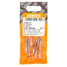 [1CK61U] Stainless Steel Phillips Countersunk Self-Tapping Screw 4.8x40mm (Pack of 6)