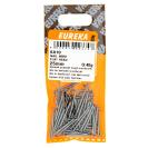 [6A10] 25mm (1.0 Inch) Wire Flat Head Nails (Pack Of 40g)