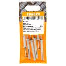[6T20] Nylon Countersunk Nails 5x40mm (Pack Of 6)