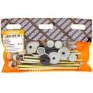 [6L65U] Roof Seal Nail &amp; Large Cap 5.00x120mm (Pack Of 15)