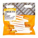 [6Q70] White-Rimmed Nails 6x55mm (Pack Of 15)