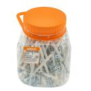 [BP634J] White-Rimmed Nails 8x100mm (Pack Of 200)