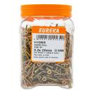 [H1G060] Chipboard Full Thread Yellow Plated Screw 3.0x20mm (Pack Of 1000)