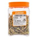 [H1G220] Chipboard Smooth Shank Yellow Plated Screw 5.0x30mm (Pack Of 200)