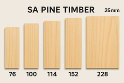 [SAP25x76x3CRT-CCAH3] 25 x 76 mm x 3.0 m SA Pine Timber CRT CCA H3